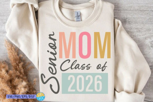 Celebrate Graduation with Retro Senior Mom SVG & Vintage Style