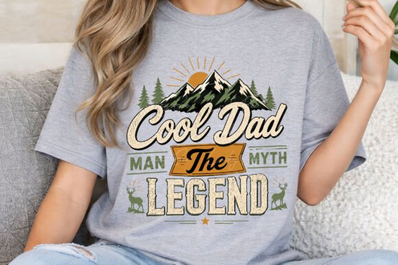 Cool Dad Man The Myth The Legend PNG: A Design Deep Dive