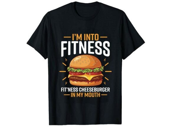 Fitness Cheeseburger Lover Funny T-Shirt: A Design Deep Dive
