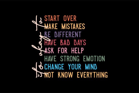 It's Okay to Make Mistakes Be Yourself: A Designer's Guide