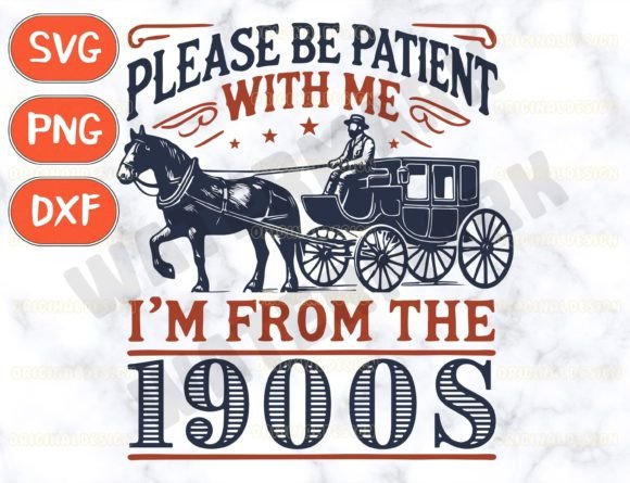 Please Be Patient with Me SVG: A Retro Western Twist