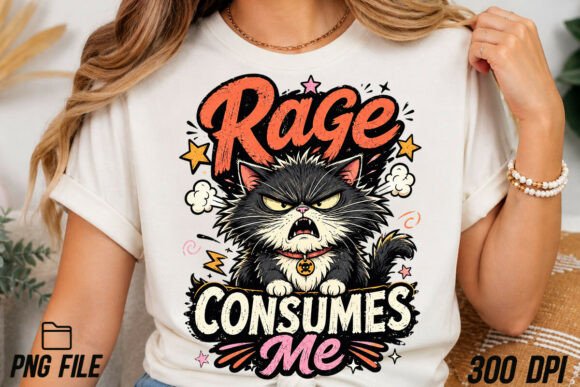 Rage Consumes Me Png, Sarcastic Cat PNG: Unleashing Feline Attitude