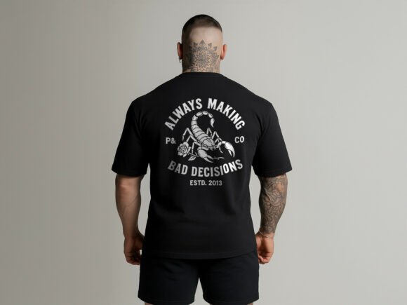Scorpion Bad Decisions: Streetwear Shirt Design Analysis